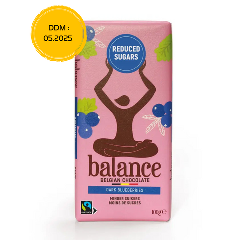 Tablette chocolat noir et myrtille - 100g - Anti-Gaspi