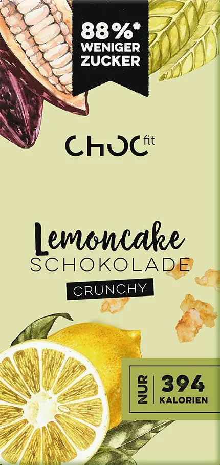 Tablette chocolat croquant au citron - 100g - Anti-Gaspi