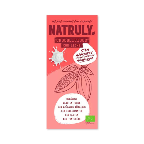 Barre de chocolat au lait BIO - 85g