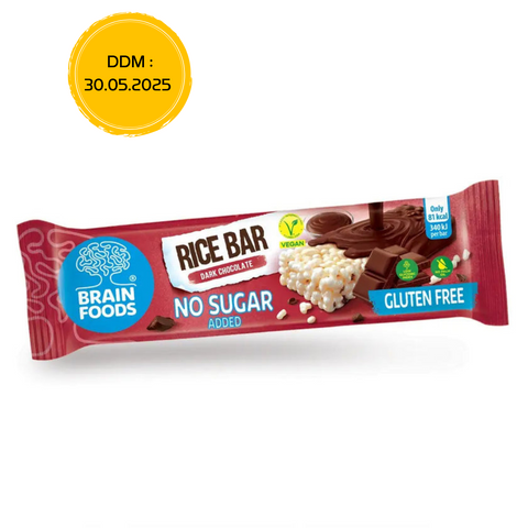 Barre de riz chocolat noir - 18g - Anti-Gaspi