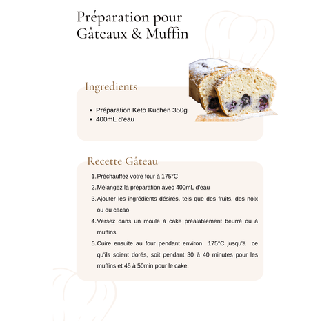 Préparation pour gâteaux et muffins - 350g - Anti-gaspi